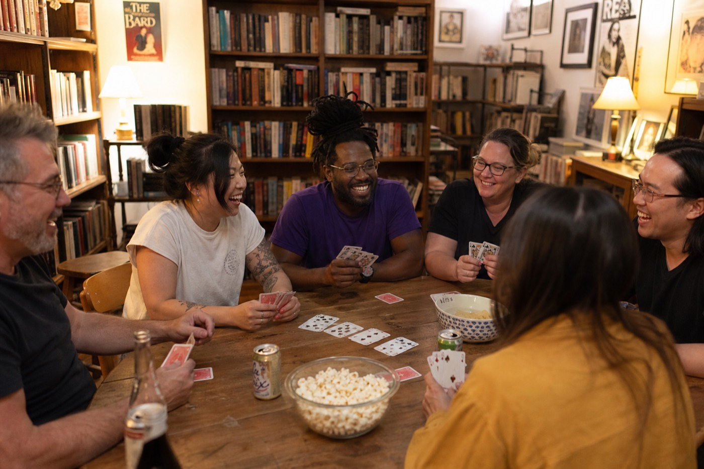 Soirée conviviale autour des cartes